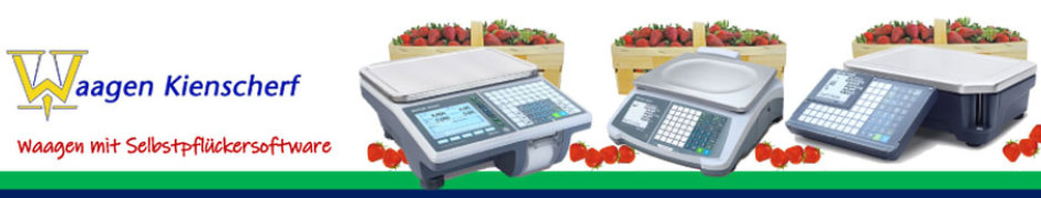 Waagen mit Selbstpflückersoftware